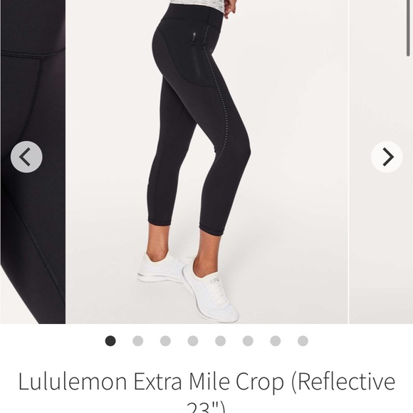 Black Lululemon cropped leggings - Picture 10 of 12